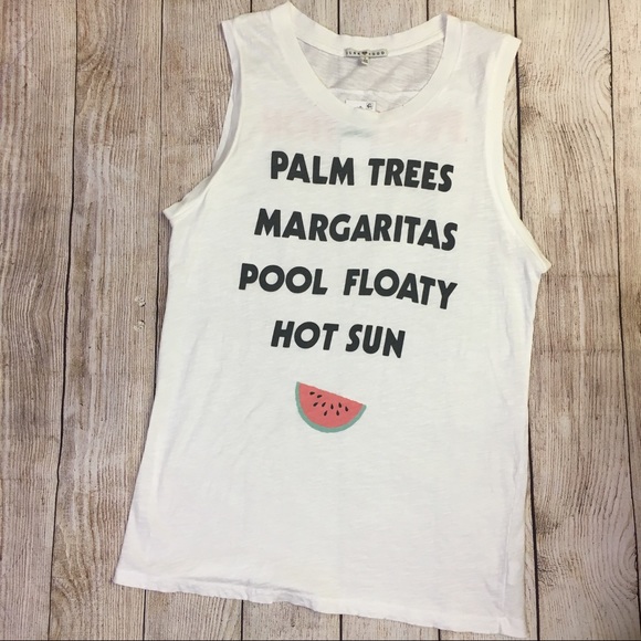 Junk Food Sleeveless Watermelon Graphic T-Shirt Tank Top Size Large - Picture 3 of 9